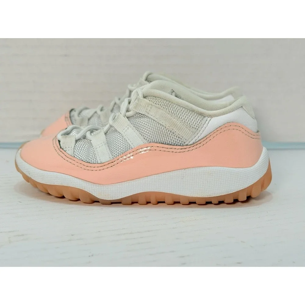 Nike Air Jordan 11 Retro Low TD Toddler Sneakers Pink Gum 645107-160 Size 9C